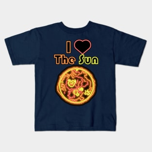 Electric Solar System I Love The Sun Kids T-Shirt